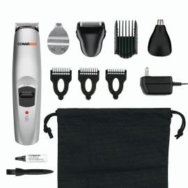 Conair 13-Piece Rechargeable All-In-One Beard & Mustache Trimmer Grooming System