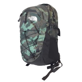 The North Face Unisex Borealis Backpack Laptop Daypack RTO (Olive Green Camo Print)