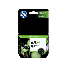 HP 670XL Black Ink Cartridge