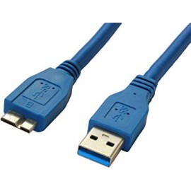 A-Male To Micro B-Male Superspeed Usb 3.0 Cable, 3.3Ft