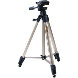 Tripod With 3-Way Pan Head (Folded Height: 20.8"; Extended Height: 60.2"; Weight: 2.3Lbs; Includes 2Nd Quick-Release Plate)