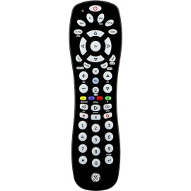 GE 6-Device Universal Remote Control, Black