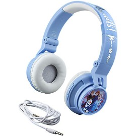 eKids Star Wars Ep 9 Wireless Bluetooth Portable Kids Headphones with Microphone, Volume Reduced to Protect Hearing Rechargeable Battery, Adjustable K