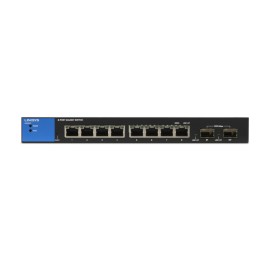 Linksys Business LGS310C - Switch - smart - 8 x 10/100/1000 + 2 x 10 Gigabit SFP