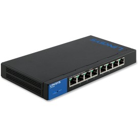 Linksys Smart LGS308 - Switch - managed - 8 x 10/100/1000 - desktop - AC 100/230V