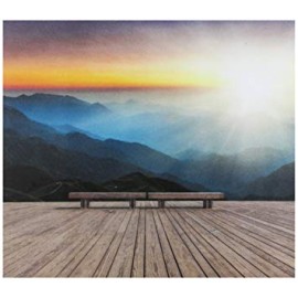 Recycled Mouse Pad (Mountain Sunrise)