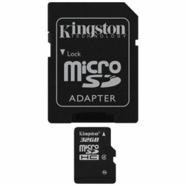 Kingston - 32GB microSDHC Memory Card - Black