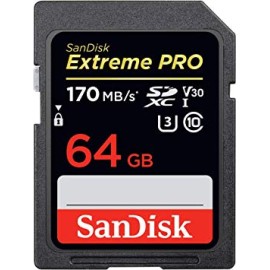 SanDisk SD 64GB Extreme PRO SDHC/SDXC USH-1 Class10 170 MB/s