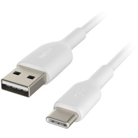 Belkin BOOST CHARGE - USB cable - 24 pin USB-C (M) to USB (M) - 2 m - white