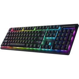 Razer DeathStalker V2 Pro - Keyboard - backlit - wireless - 2.4 GHz, USB-C, Bluetooth 5.0 - QWERTY - US - key switch: Razer Low-Profile Linear Optical - black