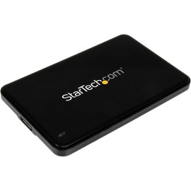 StarTech.com 2.5in USB 3.0 SATA Hard Drive Enclosure w/ UASP for Slim 7mm SATA III SSD / HDD - 7mm 2.5" Drive Enclosure - SATA 6 Gbps (S2510BPU337) - Storage enclosure - 2.5" - SATA 6Gb/s - USB 3.0 - black