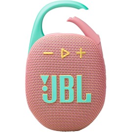 JBL Clip 5 - Speaker - for portable use - wireless - Bluetooth - App-controlled - 7 Watt - Pink