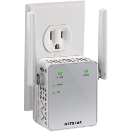 NETGEAR - AC750 Dual-Band Wi-Fi Range Extender - White