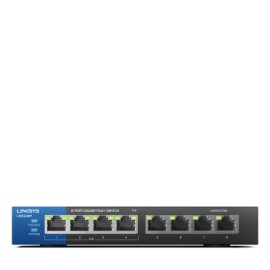 Linksys LGS108P 8-Port Gigabit PoE Switch External