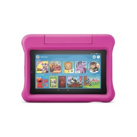 Amazon Fire 7 Kids Edition Tablet, 7" Display, 16 GB, Pink Kid-Proof Case