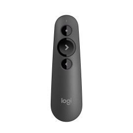 Logitech R500 Laser Presentation Remote with Dual Connectivity Bluetooth or USB for PowerPoint, Keynote, Google Slides, Prezi