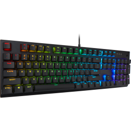 Corsair Memory - Keyboard - Wired - English - USB - Ergonomic Design - All black - Low Profile