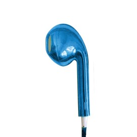 IN-EAR WIRED STEREO EARBUDS WITH MICROPHONE (BLUE)