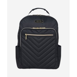 Kenneth Cole Reaction Chelsea Quilted Chevron 15" Laptop & Tablet Business Tote With Removeable Shoulder Strap, Navy