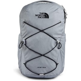 The North Face Jester Commuter Laptop Backpack, Mid Grey Dark Heather/TNF Black, One Size