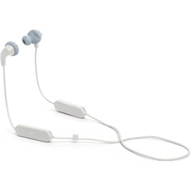 JBL Endurance Run 2 Headphones, Wireless In-Ear Sports Earphones, Sweatproof with Magnetic Earbuds and In-Line One Button Remote Microphone, in White