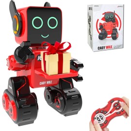 ANYSUNRobot Toy for Kids, Intelligent Interactive Remote Control Robot with Built-in Piggy Bank Educational Robotic Kit Walks Sings and Dance for Boys and Girls Birthday