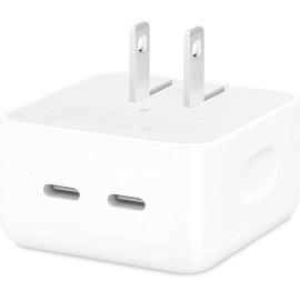 Apple 35W Dual USB-C Port Compact Power Adapter