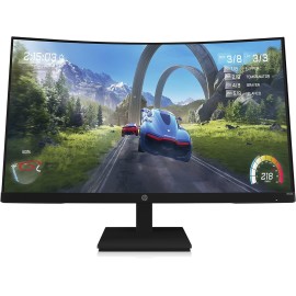 HP X32c Gaming Monitor - LED monitor - gaming - curved - 31.5" - 1920 x 1080 Full HD (1080p) @ 165 Hz - VA - 350 cd/m_ - 3000:1 - 1 ms - HDMI, DisplayPort - black