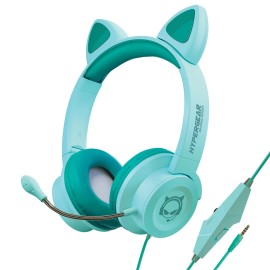 Hypergear Kombat Kitty Gaming Headset For Kids (Teal)