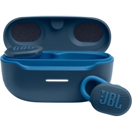 JBL Endurance Race Waterproof True Wireless Active Sport Earbuds, with Microphone, 30H Battery Life, Comfortable, dustproof, Android and Apple iOS Compatible (Blue)