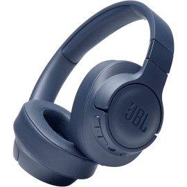 JBL Tune 710BT Wireless Over-Ear Headphones - Bluetooth Headphones with Microphone, 50H Battery, Hands-Free Calls, Portable (Blue)