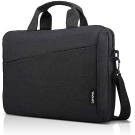 Lenovo Laptop Shoulder Bag T210, 15.6-Inch Laptop or Tablet, Sleek, Durable and Water-Repellent Fabric, Lightweight Toploader, Business Casual or School, GX40Q17229, Black