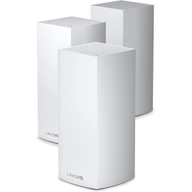 Linksys MX12600 Mesh WiFi Router - AX4200 WiFi 6 Router - Velop Tri-Band WiFi Mesh Router - WiFi 6 Mesh Computer Routers For Wireless Internet - Internet Router - Connect 120+ Devices, 8,100 Sq Ft 3Pk