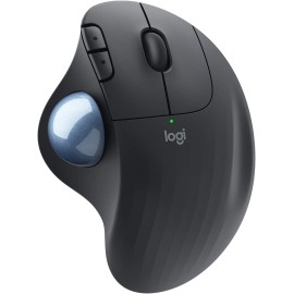 Logitech ERGO M575 Wireless Trackball Mouse - Easy thumb control, precision and smooth tracking, ergonomic comfort design, for Windows, PC and Mac with Bluetooth and USB capabilities - Graphite