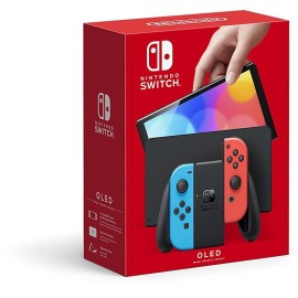 Nintendo 115464 Switch OLED Model w/ Neon Red & Neon Blue Joy-Con Neon Red/Neon Blue