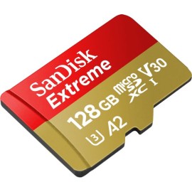 SanDisk Extreme - Flash memory card (microSDXC to SD adapter included) - 128 GB