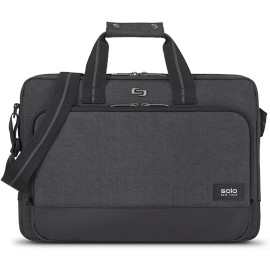 Solo Astor 15.6 Inch Laptop Slim Brief, Grey