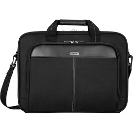 Targus Classic Slim Business Professional Travel and Commuter Bag for 16-Inch Laptop, Black (TCT027US)