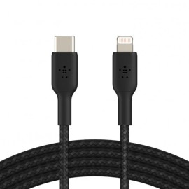 Belkin BOOST UP CHARGE™ Braided Lightning® to USB-C™ Cable, 3.3 Feet (Black)