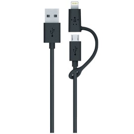 Belkin Micro-USB Cable With Lightning connector Adapter, Black