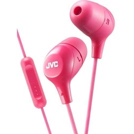 JVC Memory Foam Earbud Marshmallow Memory Foam Earbud with Mic Pink