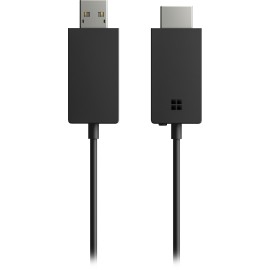 Microsoft - Wireless Display Adapter V2 receiver - Dark-Titanium