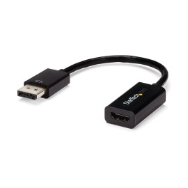 StarTech DisplayPort 1.2 to HDMI Adapter - 4K 30Hz - Active Audio Video Converter for DP laptop computers and HDMI Monitor Displays