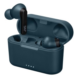 Jvc Riptidz Bluetooth Earbuds, True Wireless With Charging Case (Navy)