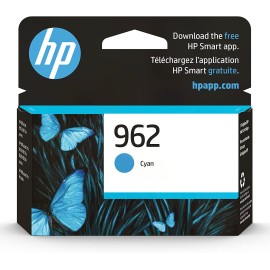 Original HP 962 Cyan Ink Cartridge | Works with HP OfficeJet 9010 Series, HP OfficeJet Pro 9010, 9020