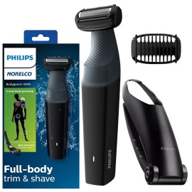 Philips Norelco Body Groomer Series 3000 Body Shaver Showerproof Hair Trimmer for Men