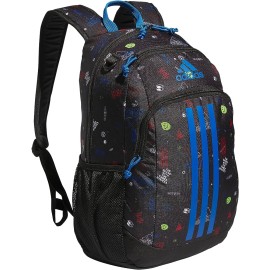 adidas Creator 2 Backpack, Icon Brand Love Black/Bright Royal Blue, One Size